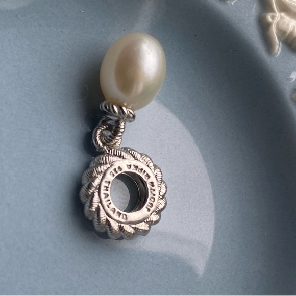 Judith Ripka Sterling silver pearl charm for charm bracelet - Picture 4 of 4